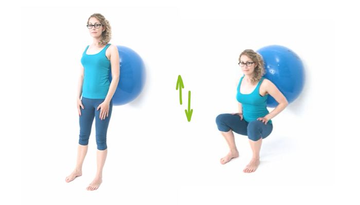 Cvik 1 – Drepy s gymballom za chrbtom